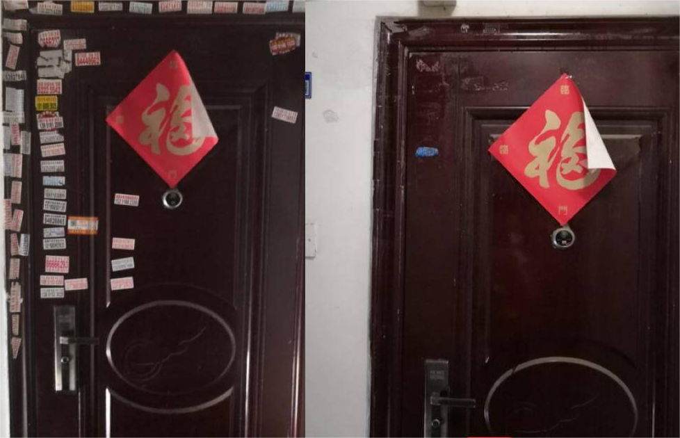 防盜門上的廣告貼紙怎么快速去除？防盜安全門保養(yǎng)妙招